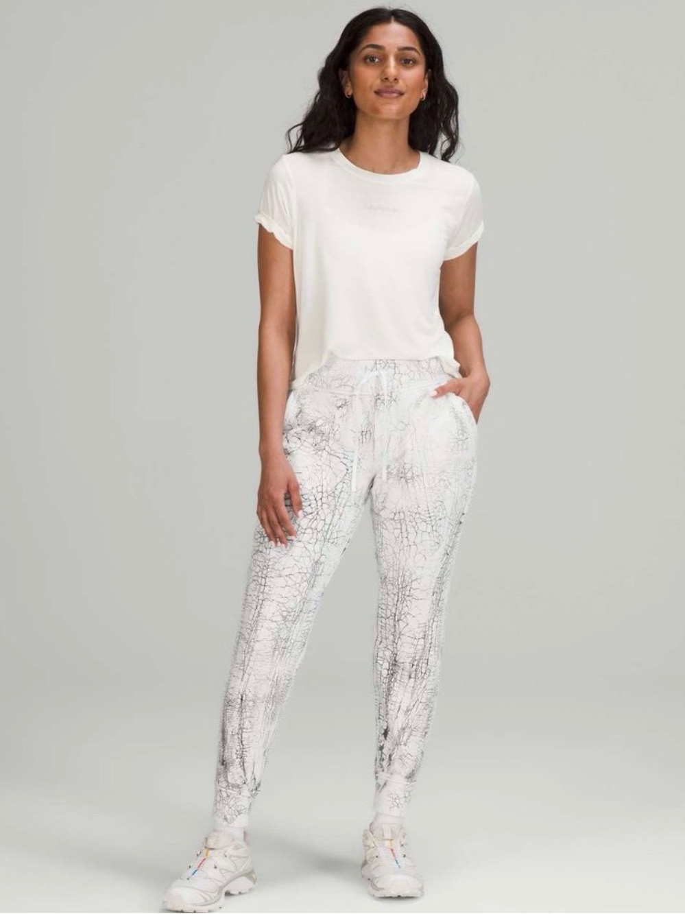 Lululemon Warm Down Jogger *7/8 Length
Thread Dye White Black